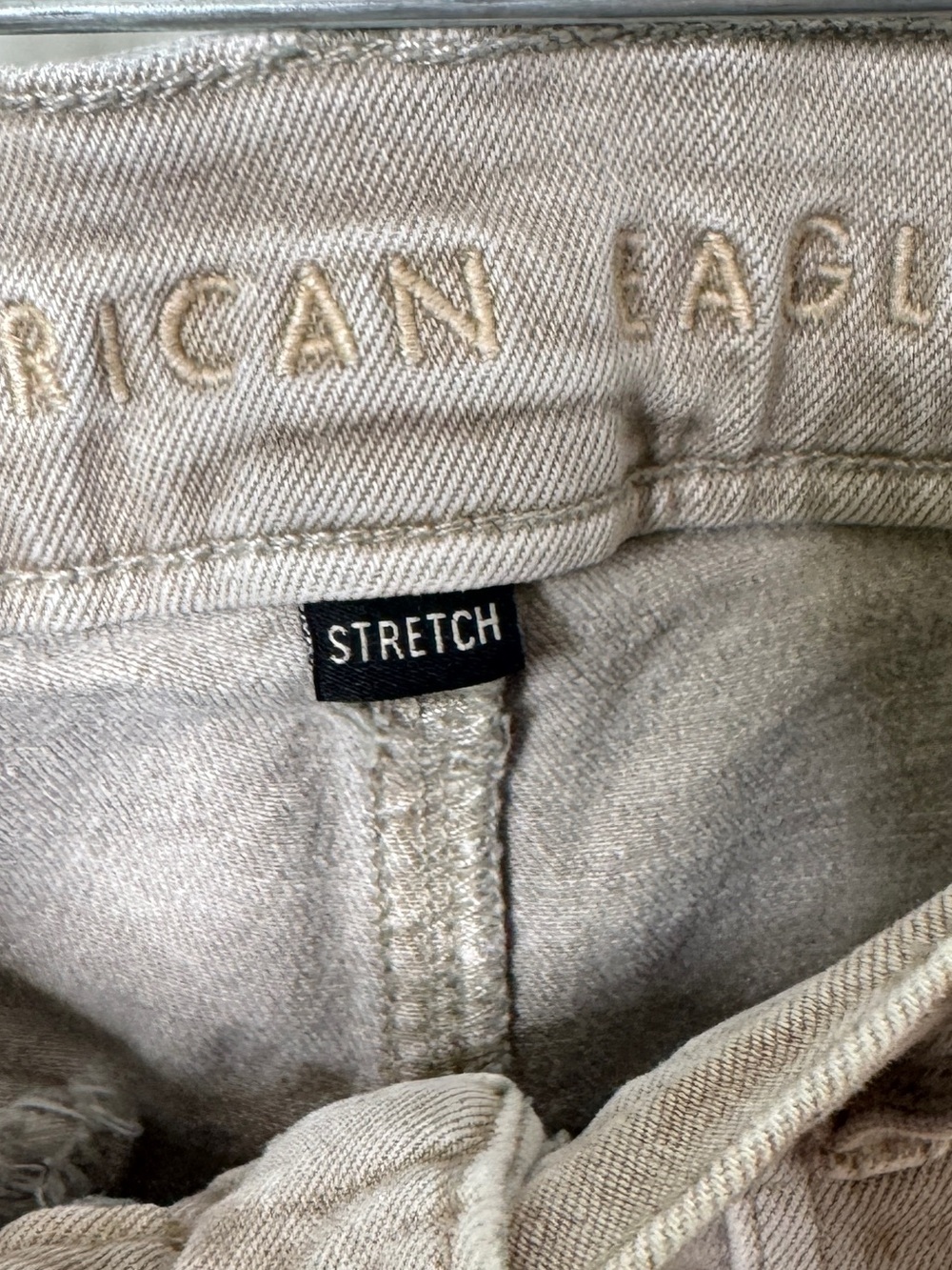 AE American Eagle Super Stretch High Waist Baggy Wide Leg Skater Pant Jeans 10 - Picture 5 of 7